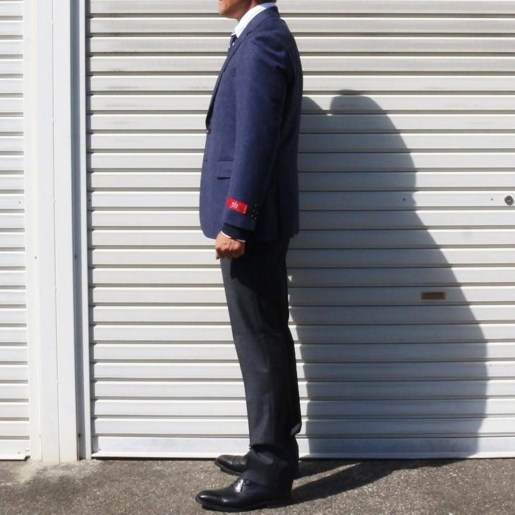 ジャケット テーラード ブレザー 新品 秋冬 新品 REDA Super150s ベイクドカラー 無地系杢３色 2つボタン ビジネスジャケット (AB/BB体) やや細め |  | 06