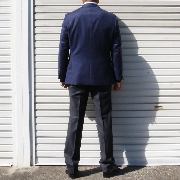 ジャケット テーラード ブレザー 新品 秋冬 新品 REDA Super150s ベイクドカラー 無地系杢３色 2つボタン ビジネスジャケット (AB/BB体) やや細め |  | 07