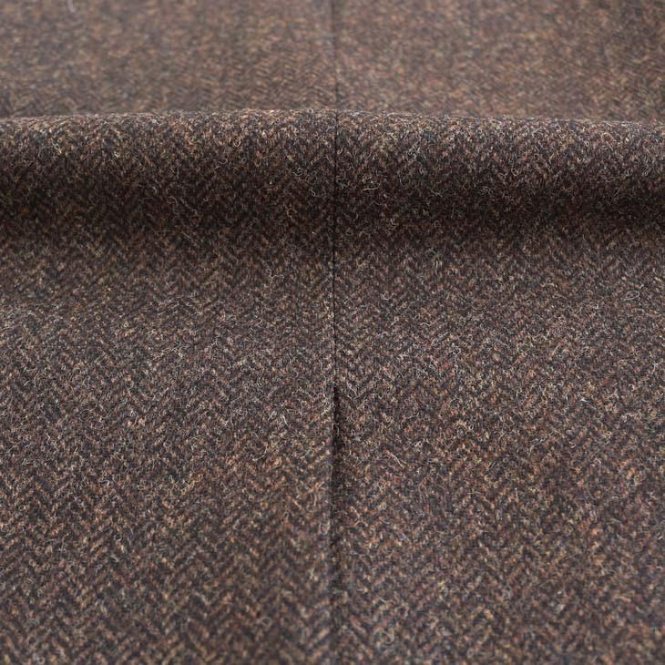 ジャケット テーラード ブレザー 2018-19 新作秋冬 新品 英国 MOON ムーン ツイード 茶ブラウン杢 ヘリンボーン 2つボタン ジャケット (AB/BB体) やや細め |  | 12
