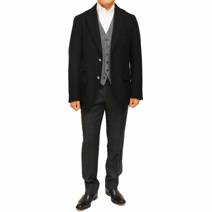 ハリスツイード Harris Tweed ベスト ジレ 2018-19 新作秋冬 オッドベスト 英国生地 選べる新色全３カラー | Harriss | 10