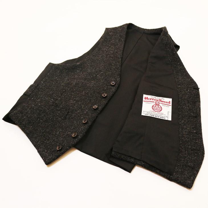 ハリスツイード Harris Tweed ベスト ジレ 2018-19 新作秋冬 オッドベスト 英国生地 選べる新色全３カラー | Harriss | 20