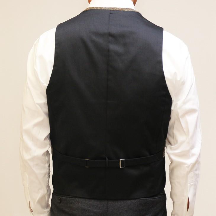 ハリスツイード Harris Tweed ベスト ジレ 2018-19 新作秋冬 オッドベスト 英国生地 選べる新色全３カラー | Harriss | 05
