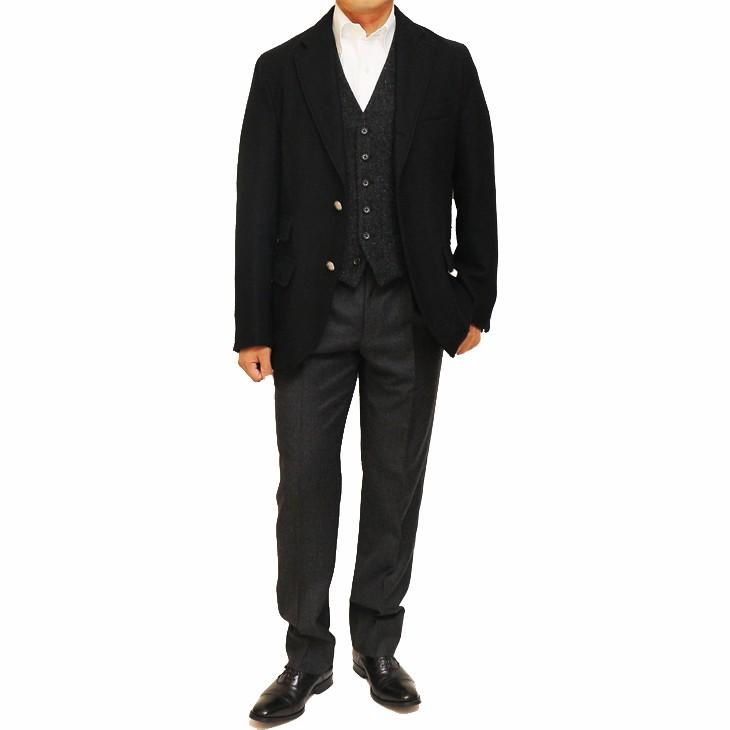 ハリスツイード Harris Tweed ベスト ジレ 2018-19 新作秋冬 オッドベスト 英国生地 選べる新色全３カラー | Harriss | 06