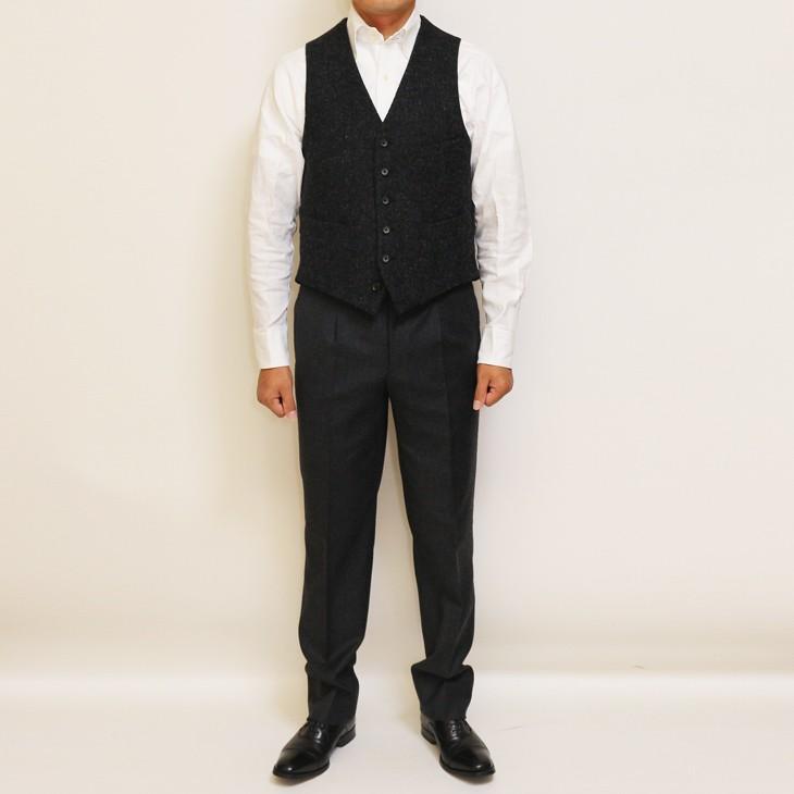 ハリスツイード Harris Tweed ベスト ジレ 2018-19 新作秋冬 オッドベスト 英国生地 選べる新色全３カラー | Harriss | 07