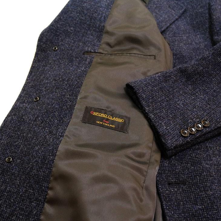 ツイード メンズ チェスターコート 2018-19 新作秋冬 英国 MOON ムーン TWEED ネイビーブルー杢 無地系 シングル 3つボタン チェスターコート |  | 08