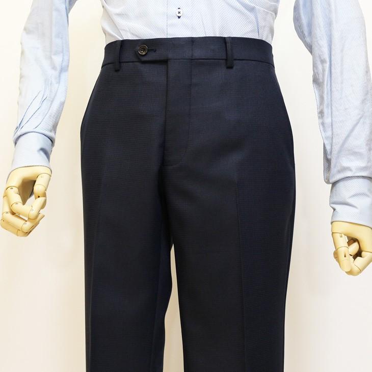 スーツ メンズ 新品 春夏 FICCE フィッチェ 濃紺ネイビー 小織柄 スリーピース （ベスト付き） 2つボタン ナロー系 スリム スーツ  (A/AB/BB体)  fic-400 | FICCE | 07