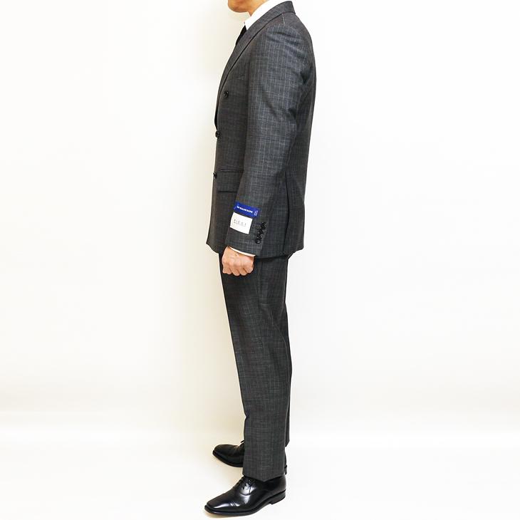 FICCE ダブルスーツ メンズ 春夏 新品 フィッチェ 灰グレー杢 FICCE ダブルスーツ メンズ 春夏 新品 フィッチェ 灰グレー杢