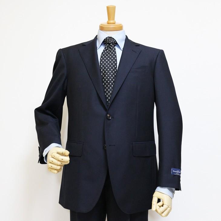 超特価 スーツ メンズ 新品 春夏 エルメネジルドゼニア 濃紺ネイビー無地 2つボタン ビジネス スーツ (A/AB/BB体) やや細め J09-2B | ZEGNA | 02