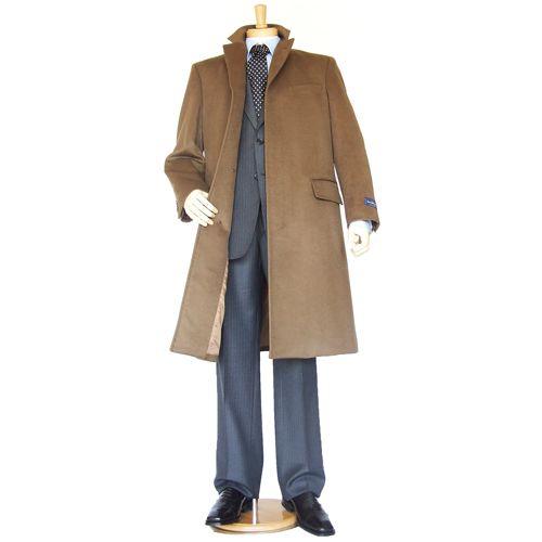 2011/2012秋冬モデル新品！Ermenegildo Zegna/エルメネジルドゼニア100％-CASHMERE/カシミア「国内オーダー工場仕立」キャメル茶系チェスターロングコート | ZEGNA | 02