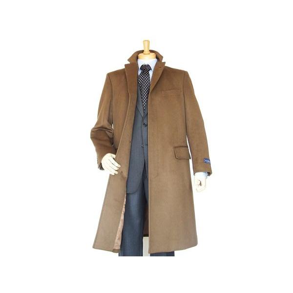 2011/2012秋冬モデル新品！Ermenegildo Zegna/エルメネジルドゼニア100％-CASHMERE/カシミア「国内オーダー工場仕立」キャメル茶系チェスターロングコート | ZEGNA | 03