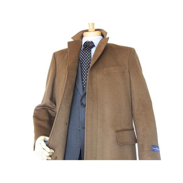 2011/2012秋冬モデル新品！Ermenegildo Zegna/エルメネジルドゼニア100％-CASHMERE/カシミア「国内オーダー工場仕立」キャメル茶系チェスターロングコート | ZEGNA | 04