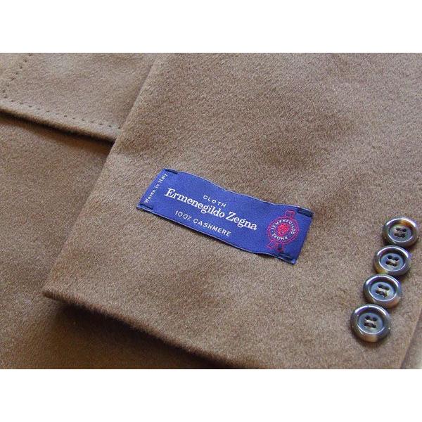 2011/2012秋冬モデル新品！Ermenegildo Zegna/エルメネジルドゼニア100％-CASHMERE/カシミア「国内オーダー工場仕立」キャメル茶系チェスターロングコート | ZEGNA | 05