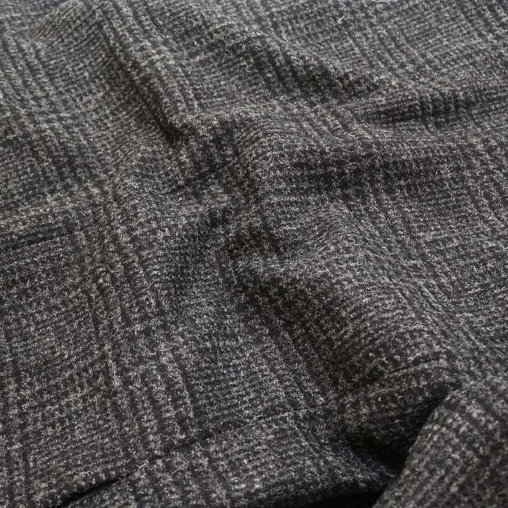 ジャケット テーラード ブレザー ハリスツイード 秋冬 新品 英国  Harris Tweed 濃灰 チャコールグレー 杢 チェック 格子柄  (AB/BB体) NT01-2B | HARRIS TWEED | 11