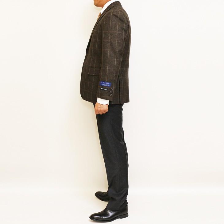 ジャケット テーラード ブレザー 秋冬 新品 スタンリーブラッカー やや茶ブラウン勝ちなモスグリーン ２つボタン ジャケット (AB/BB体) |  | 03