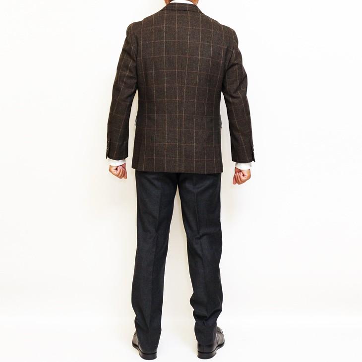 ジャケット テーラード ブレザー 秋冬 新品 スタンリーブラッカー やや茶ブラウン勝ちなモスグリーン ２つボタン ジャケット (AB/BB体) |  | 04