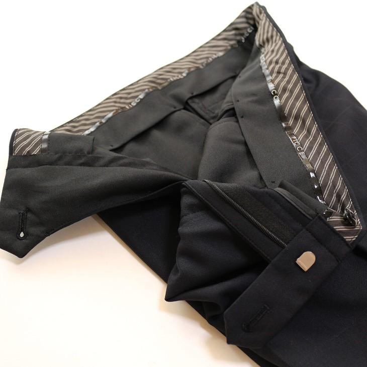 スーツ メンズ 新品 秋冬 FICCE フィッチェ BISHU 尾州生地 濃紺ネイビー ウインドペン 2つボタン ベスト付き 3ピーススーツ (A/AB体) スリム fic-400 | FICCE | 15