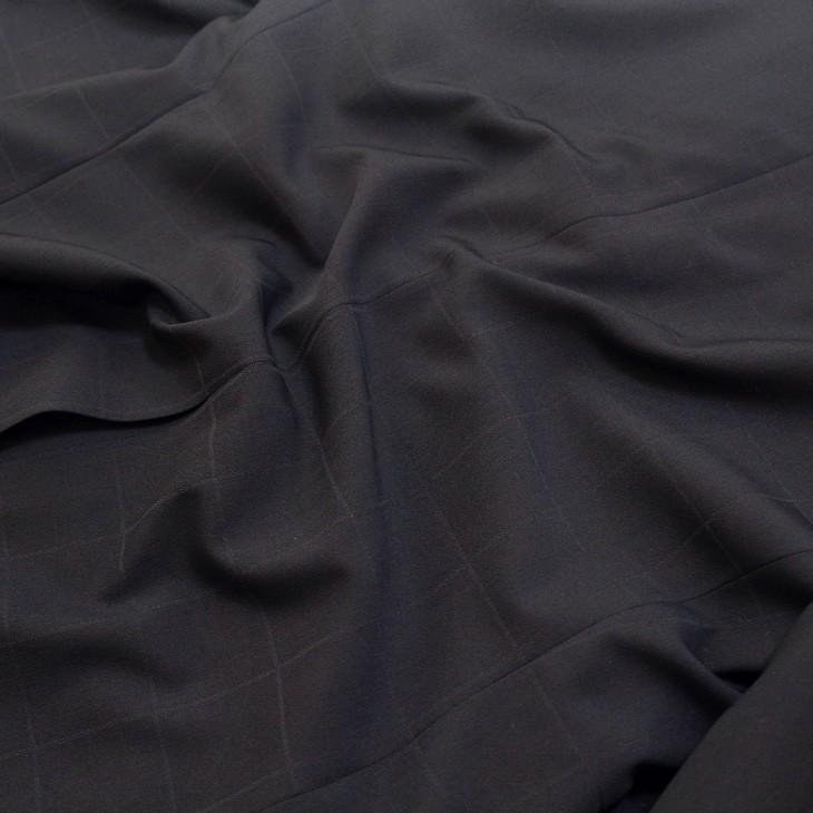 スーツ メンズ 新品 秋冬 FICCE フィッチェ BISHU 尾州生地 濃紺ネイビー ウインドペン 2つボタン ベスト付き 3ピーススーツ (A/AB体) スリム fic-400 | FICCE | 18