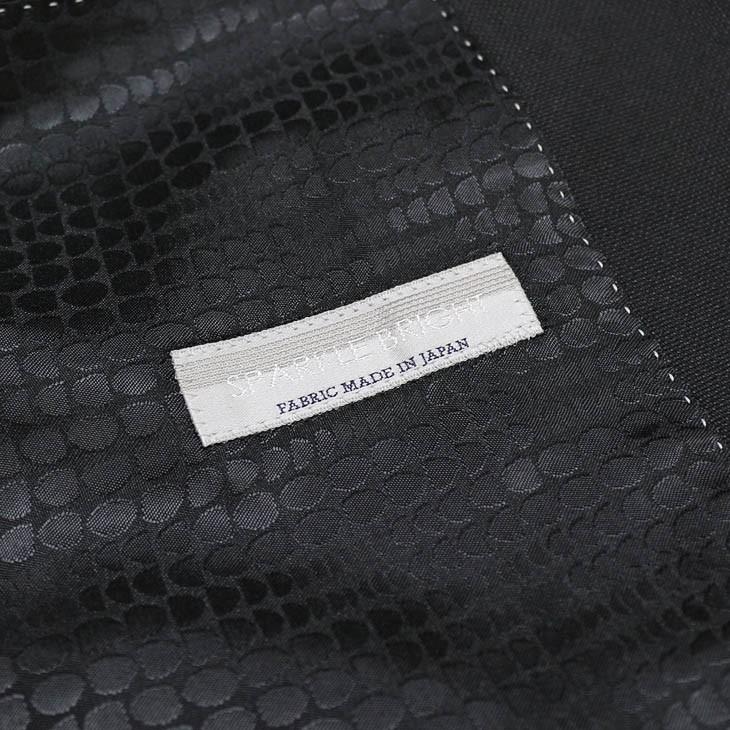 スーツ メンズ 新品 春夏 FICCE フィッチェ 尾州生地 ストレッチ 濃灰グレー無地 モヘヤ風 ソアロン混 2つボタン スーツ (A/AB体) スリム fic-400 | FICCE | 13