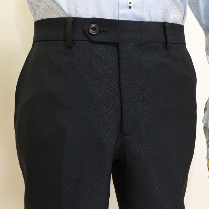 スーツ メンズ 新品 春夏 FICCE フィッチェ 尾州生地 ストレッチ 濃紺ネイビー無地 モヘヤ風 ソアロン混 2つボタン スーツ (A/AB体) スリム fic-400 | FICCE | 10