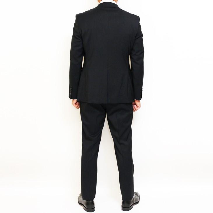 スーツ メンズ 新品 春夏 FICCE フィッチェ 尾州生地 ストレッチ 濃紺ネイビー無地 ソアロン混 2つボタン スーツ (AB体) スリム fic-400 | FICCE | 03