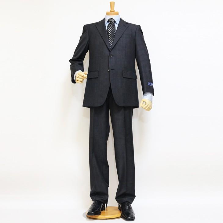 超特価 スーツ メンズ 春夏 新品 エルメネジルドゼニア 灰グレー杢 ブロック小柄チェック 2つボタン ビジネス スーツ (AB/BB体) やや細め J09-2B | ZEGNA | 01