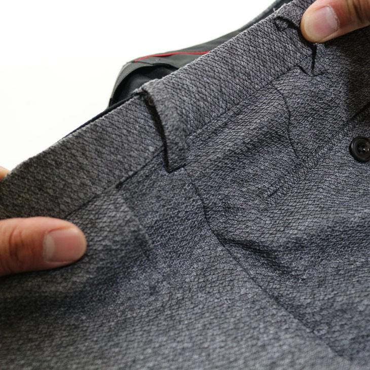 スーツ メンズ 2020 新作 春夏 FICCE SPORTS フィッチェ スポーツ 灰グレー杢 織柄 アクティブ スーツ  (A体) スリム | FICCE | 13