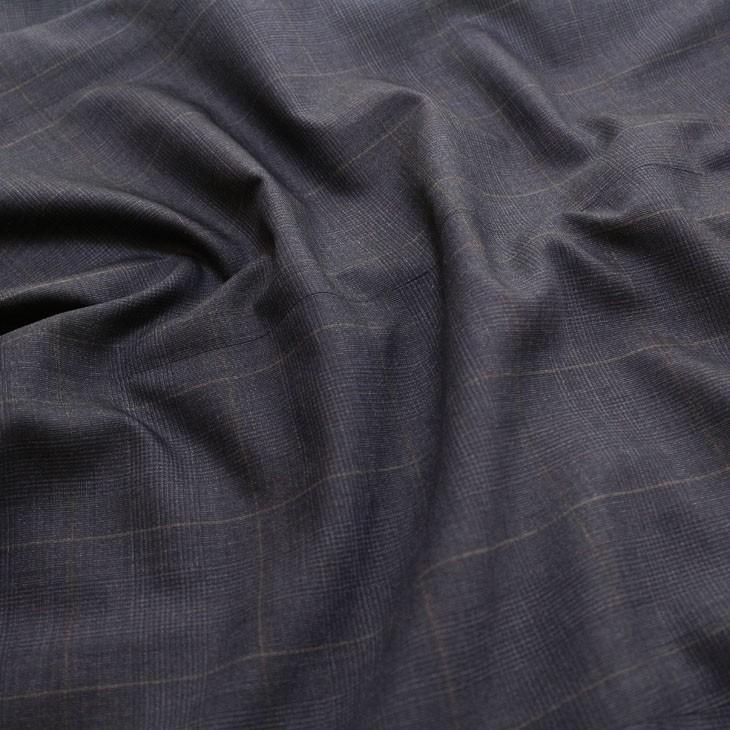 スーツ メンズ 春夏 新品 エルメネジルドゼニア 濃紺ネイビー杢 グレンチェック風 2つボタン ビジネス スーツ (AB体) やや細め J09-2B | ZEGNA | 12