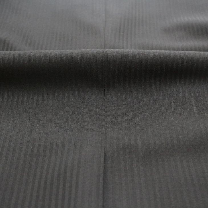 スーツ メンズ 2025 新作 通年 春夏 秋冬 オールシーズン FICCE フィッチェ 黒ブラック 織柄シャドーストライプ ベスト付き スリーピース スーツ (Y/A/AB/BB体) | FICCE | 13