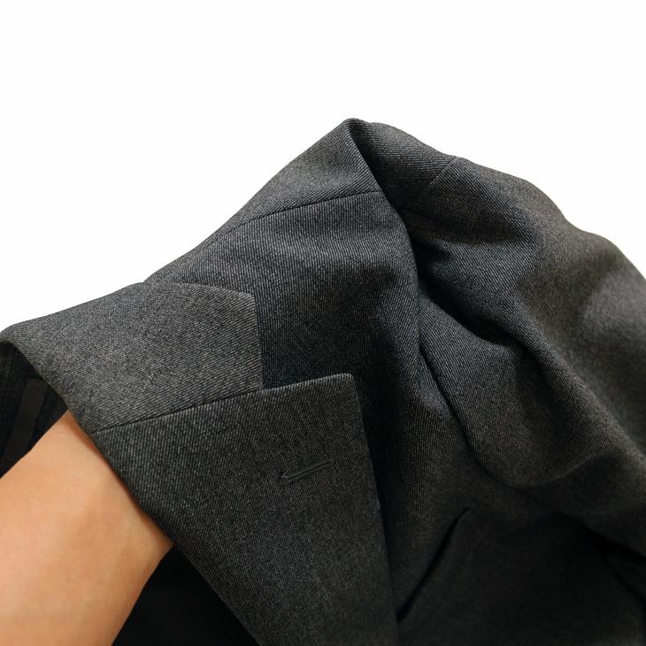 ほぼスーツ メンズ 新作 春夏 秋冬 通年 ELLE PLANETE エル プラネット 灰グレー杢無地 家庭洗濯可能 2つボタン ほぼオールシーズン スーツ ゆったり型 次世代 | ELLE PLANETE | 10