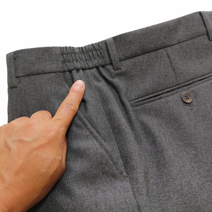 ほぼスーツ メンズ 新作 春夏 秋冬 通年 ELLE PLANETE エル プラネット 灰グレー杢無地 家庭洗濯可能 2つボタン ほぼオールシーズン スーツ ゆったり型 次世代 | ELLE PLANETE | 14