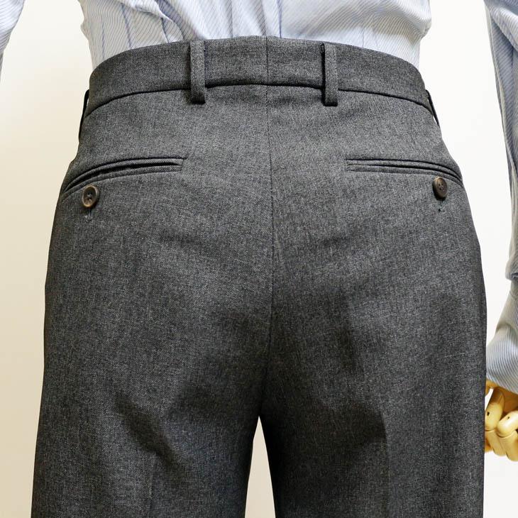 ほぼスーツ メンズ 新作 春夏 秋冬 通年 ELLE PLANETE エル プラネット 灰グレー杢無地 家庭洗濯可能 2つボタン ほぼオールシーズン スーツ ゆったり型 次世代 | ELLE PLANETE | 15