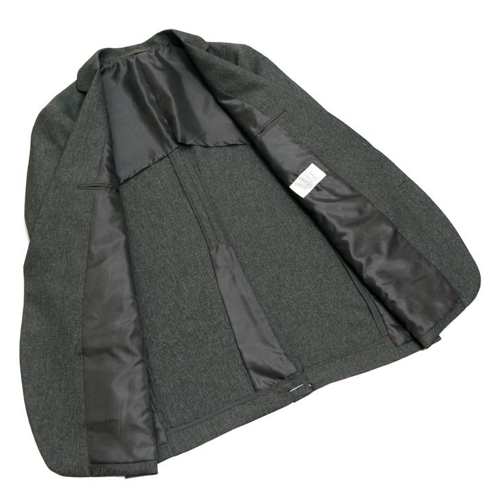 ほぼスーツ メンズ 新作 春夏 秋冬 通年 ELLE PLANETE エル プラネット 灰グレー杢無地 家庭洗濯可能 2つボタン ほぼオールシーズン スーツ ゆったり型 次世代 | ELLE PLANETE | 07