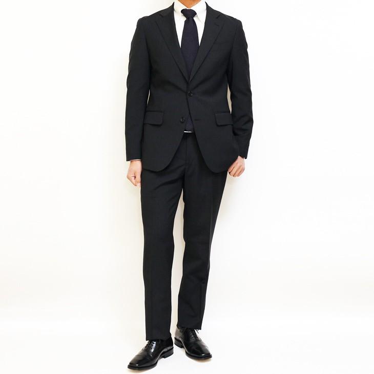 スーツ メンズ 通年 新品 moreface ほぼフルAMFステッチ パットレス風セレクト仕様 2つボタン ビジネス スーツ スリム型 (A/AB/BB体) |  | 02