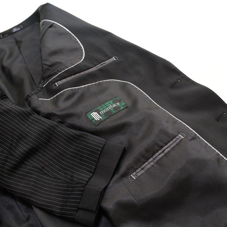 スーツ メンズ 通年 新品 moreface ほぼフルAMFステッチ パットレス風セレクト仕様 2つボタン ビジネス スーツ スリム型 (A/AB/BB体) |  | 08