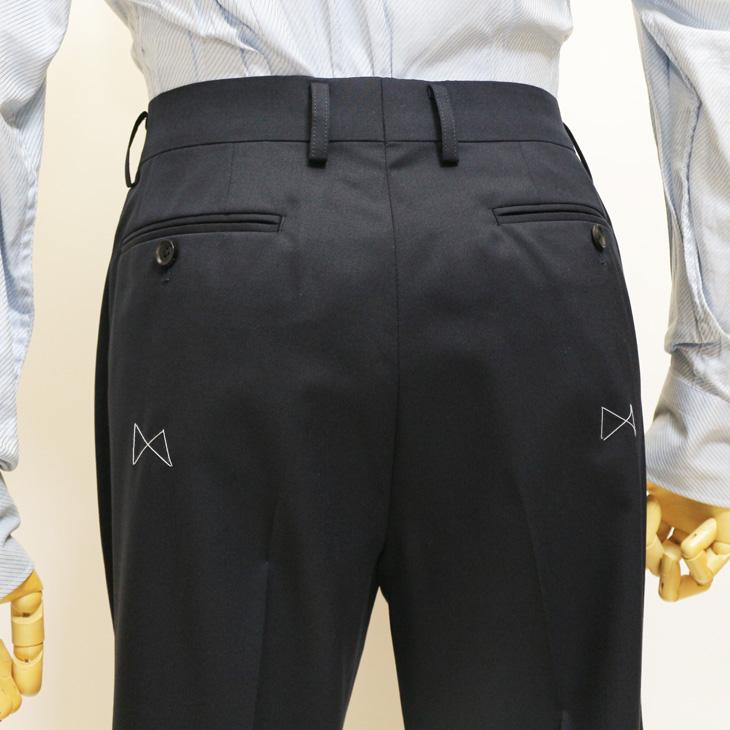 SALE スーツ メンズ 新品 通年 春夏 秋冬 renoma paris レノマ パリス 濃紺ネイビー無地 西川毛織 Super100s 2つボタン ビジネス (A/AB/BB/E体) J-REP05-2B | renoma | 11