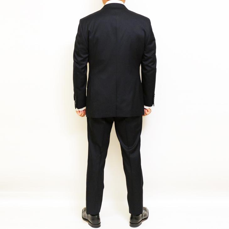 SALE スーツ メンズ 新品 通年 春夏 秋冬 renoma paris レノマ パリス 濃紺ネイビー無地 西川毛織 Super100s 2つボタン ビジネス (A/AB/BB/E体) J-REP05-2B | renoma | 04
