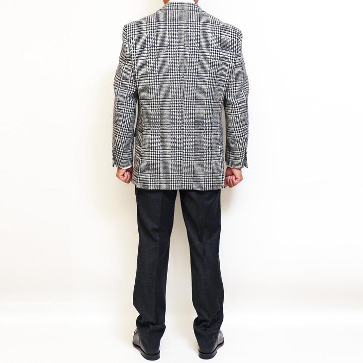 ジャケット テーラード ブレザー ハリスツイード 2020-21 秋冬 新品 英国  Harris Tweed グレンチェック  (AB/BB体) NT01-2B | Harriss | 05