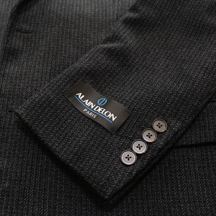 ジャケット テーラード ブレザー 2020-21 新作秋冬 アランドロン モーデュロイ コーデュロイ 濃紺ネイビー杢 2つボタン やや細め ジャケット (AB/BB/E体) | アラン・ドロン | 06