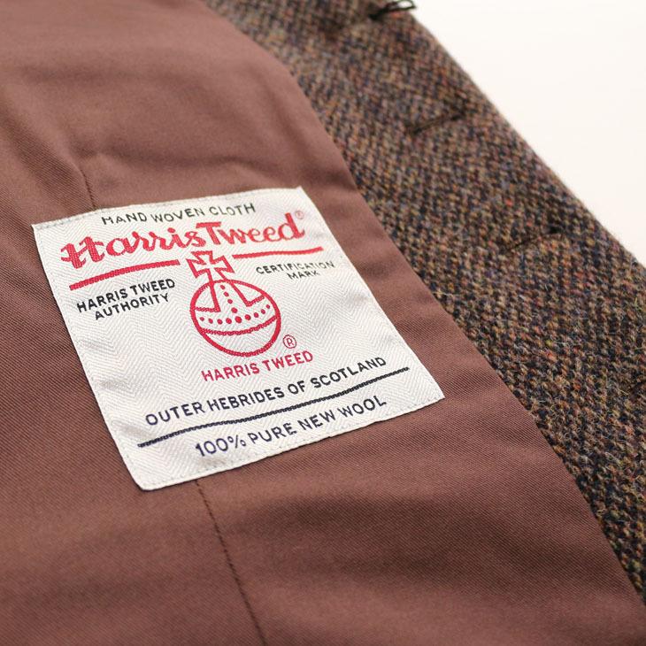 ハリスツイード Harris Tweed ベスト ジレ 2020-21 新作秋冬 オッドベスト 英国生地 選べる新色全３カラー お洒落な キャンプ BBQ グランピング にも | Harriss | 17