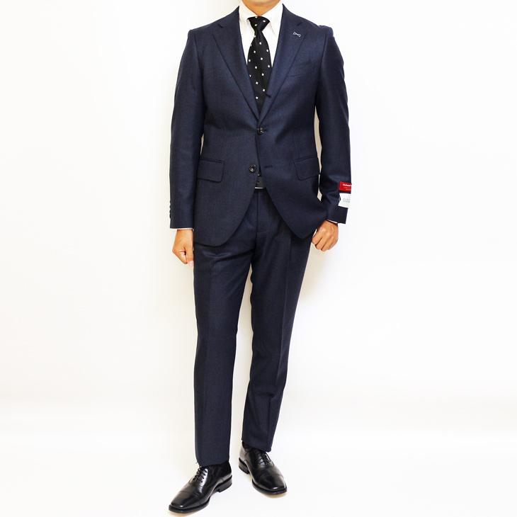 未使用 ficce collezione 春夏スーツ A7 ネイビー 2ボタン 未使用 ficce collezione 春夏スーツ A7 ネイビー 2ボタン スーツ