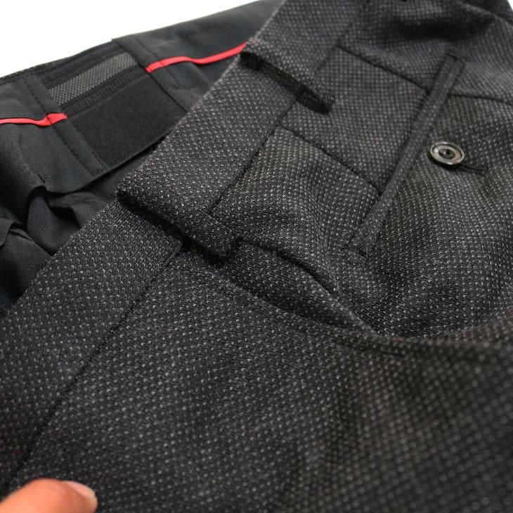 スーツ メンズ 2020-21 新作 秋冬 FICCE SPORTS フィッチェ スポーツ 灰グレー杢 ストレッチ ニット生地 アクティブ スーツ  (A/AB体) スリム | FICCE | 14