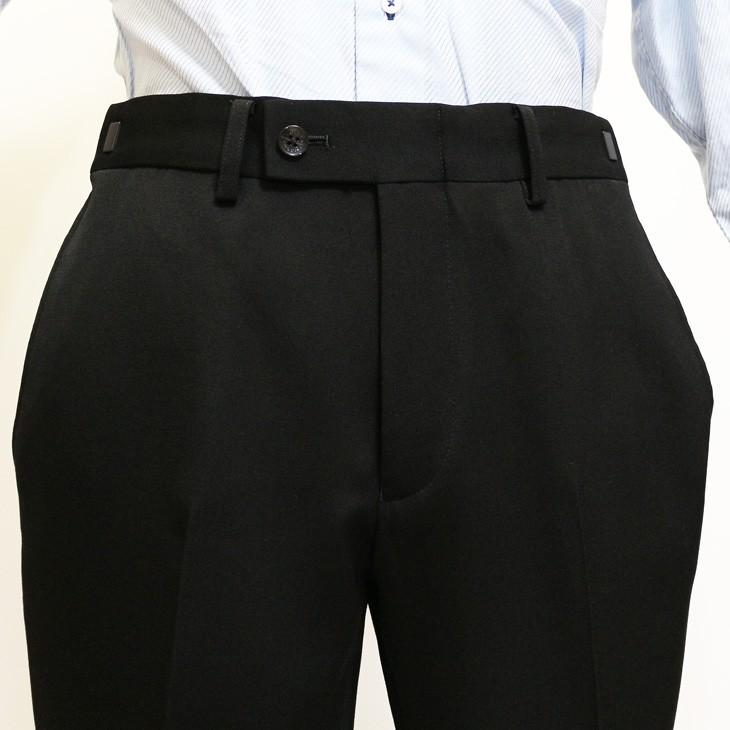 フォーマル 礼服 平服 メンズ 新品 レノマ オム renoma homme 通年 黒無地 タキシードクロス シングル 2つボタン スーツ アジャスター付き スリム 型 | renoma HOMME | 10