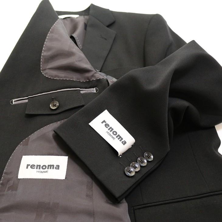 ✨未使用級✨renoma homme レノマ3ピース　セットアップ　黒　L ✨未使用級✨renoma homme レノマ3ピース セットアップ 黒 L