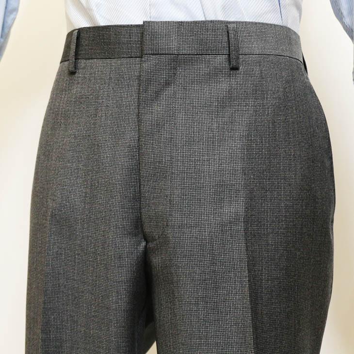 スーツ メンズ 2021 新作 春夏 エルメネジルドゼニア 灰グレー杢 千鳥格子 2つボタン ビジネス スーツ (AB体) ゆったり型 J19-2B | ZEGNA | 09