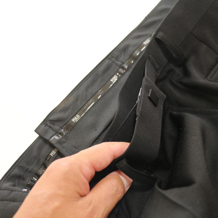 スーツ メンズ 新品 春夏 秋冬 通年 礼服 POLO BRITISH COUNTRY SPIRIT ポロ ビーシーエス 黒無地 ブラック フォーマル (A/AB/BB/E体) | POLO BCS | 13