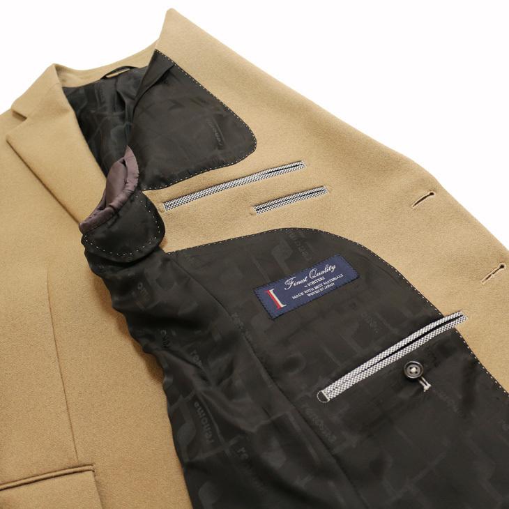 ジャケット テーラード ブレザー 2021-22新作 秋冬 新品 renoma レノマ パリス キャメル色 ストレッチ ニット素材 ジャケット (AB体) やや細め | renoma | 10