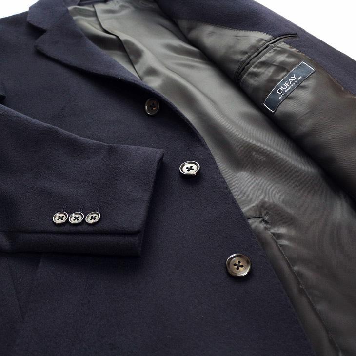 SALE チェスター コート メンズ 秋冬 新品 エルメネジルドゼニア Ermenegildo Zegna ピュア 100％ カシミア カシミヤ 全3色 無地 ブラック グレー ネイビー | ZEGNA | 13