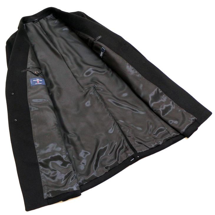 SALE チェスター コート メンズ 秋冬 新品 エルメネジルドゼニア Ermenegildo Zegna ピュア 100％ カシミア カシミヤ 全3色 無地 ブラック グレー ネイビー | ZEGNA | 14