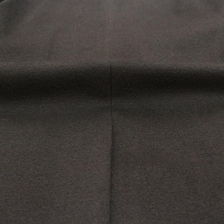 メンズ コート 2021-22 新作秋冬 Second Style カシミア アンゴラ混紡 ブラック 黒無地 スタンドカラー チェスター マオカラー コート |  | 13