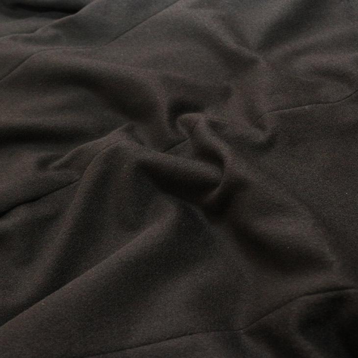 メンズ コート 2021-22 新作秋冬 Second Style カシミア アンゴラ混紡 ブラック 黒無地 スタンドカラー チェスター マオカラー コート |  | 14